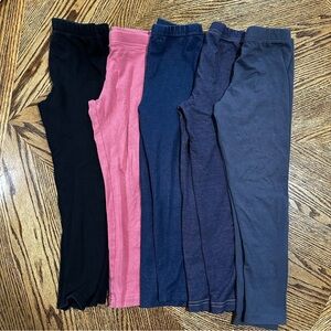 Kids Leggings - Black, Pink, Blue, Gray